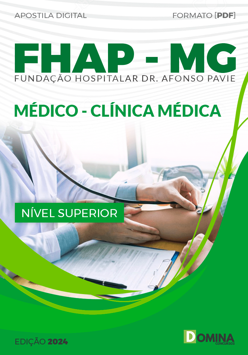Apostila Concurso FHAP MG 2024 Médico Clínica Médica