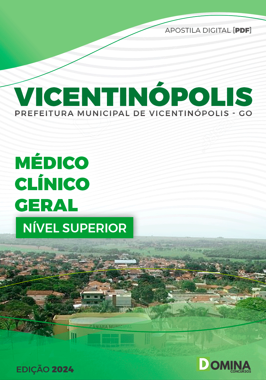 Apostila Pref Vicentinópolis GO 2024 Médico Clínico Geral