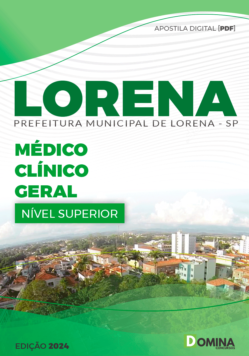 Apostila Pref Lorena SP 2024 Médico Clínico Geral