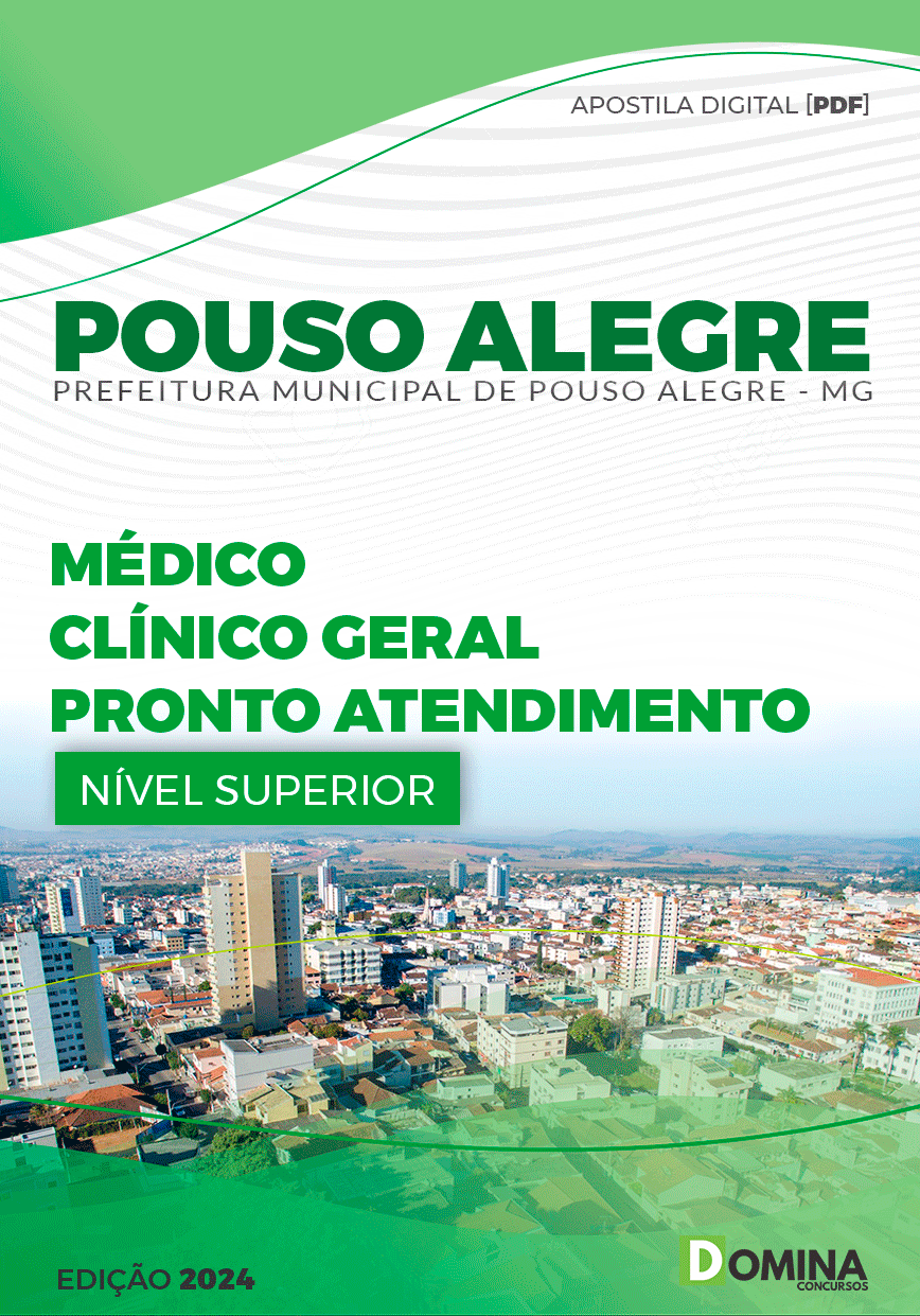 Apostila Pref Pouso Alegre MG 2024 Médico Clínico Geral PA