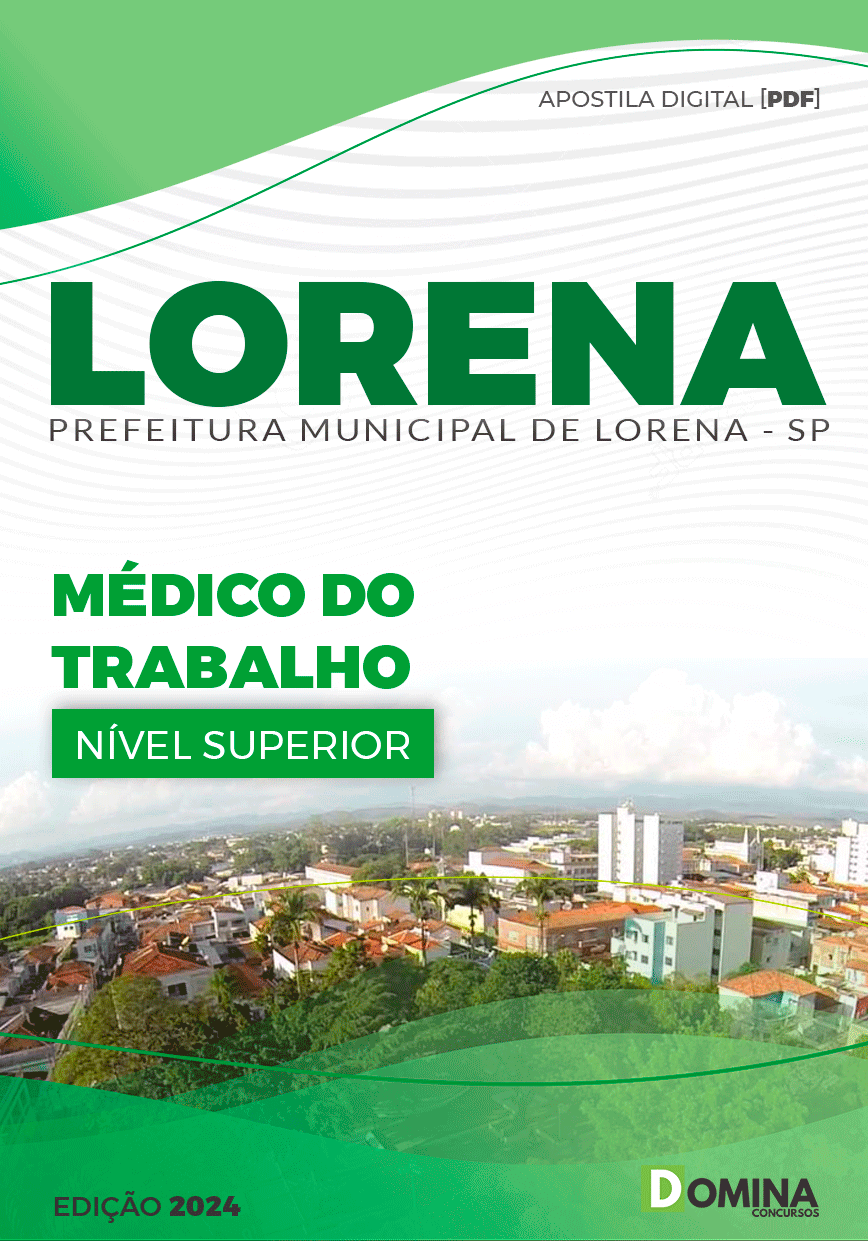 Apostila Pref Lorena SP 2024 Médico do Trabalho