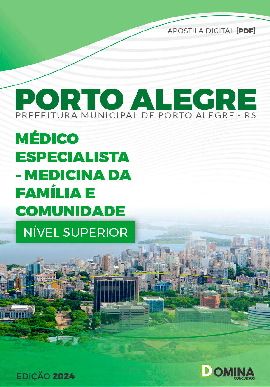 Apostila Pref Porto Alegre RS 2024 Médico Família Comunidade
