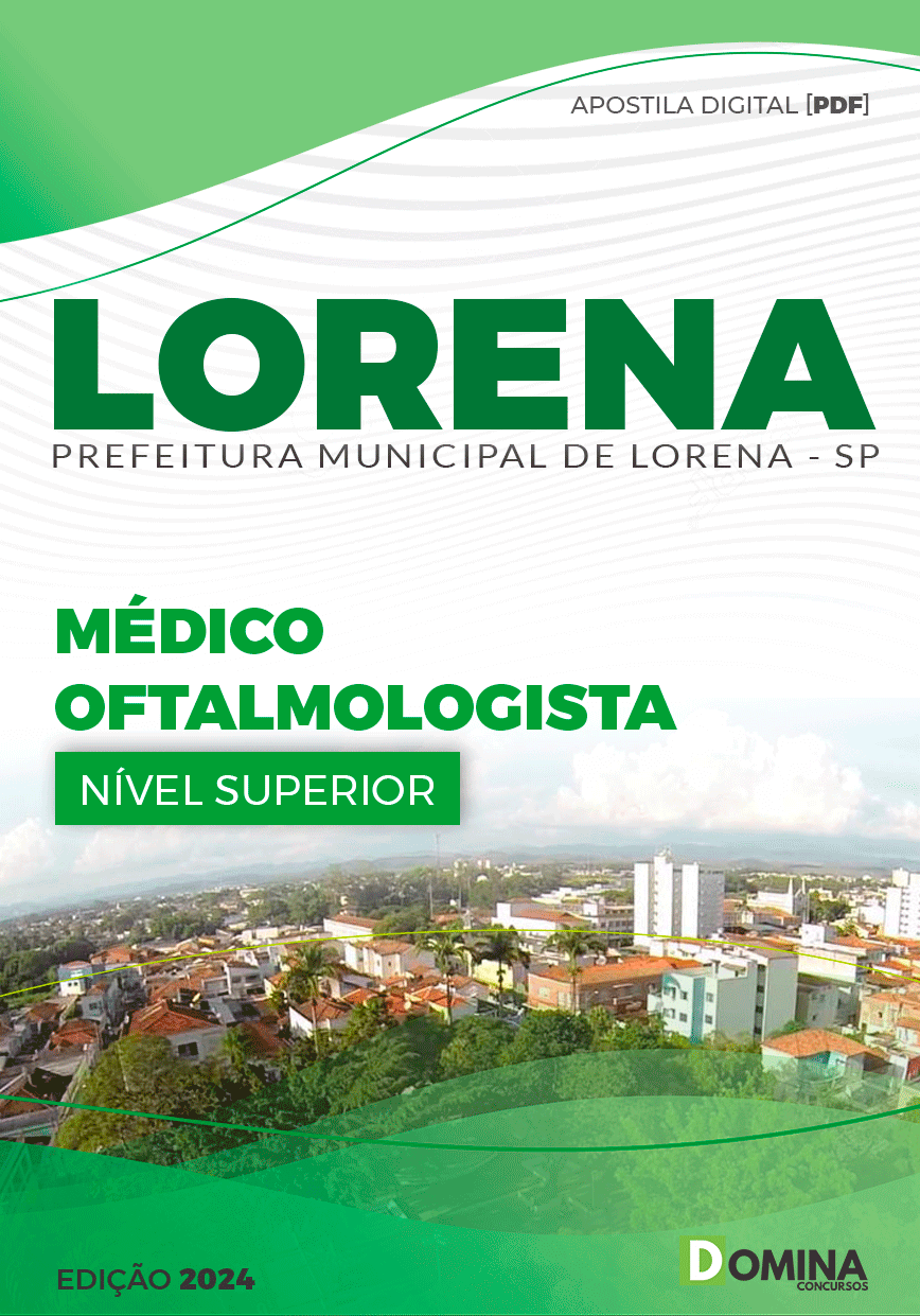 Apostila Pref Lorena SP 2024 Médico Oftalmologista