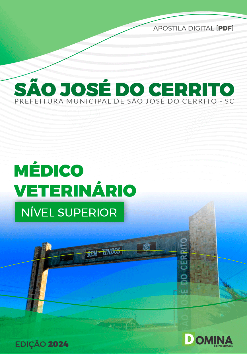 Pref São José do Cerrito SC 2024 Médico Veterinário