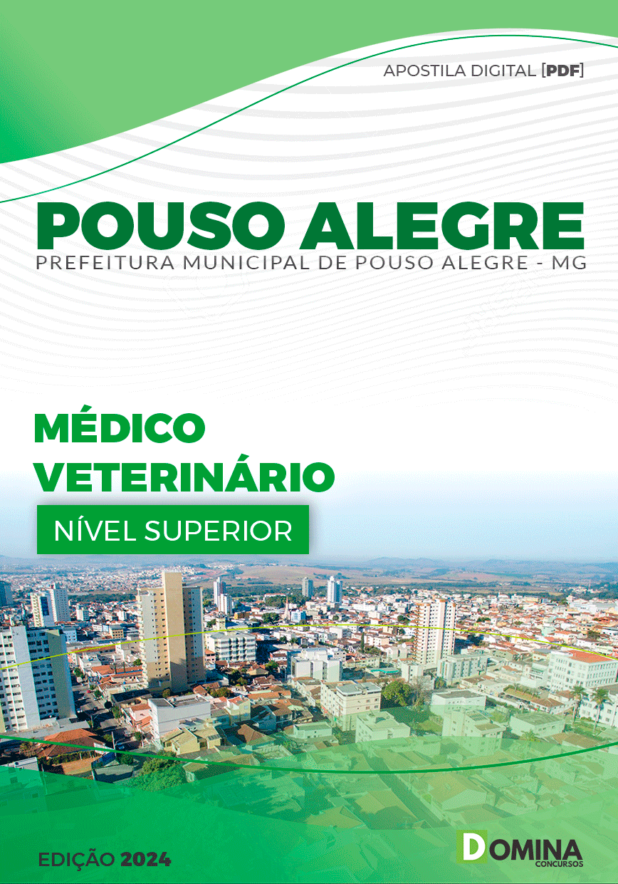 Apostila Pref Pouso Alegre MG 2024 Médico Veterinário