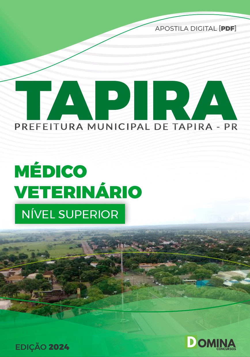 Apostila Concurso Pref Tapira PR 2024 Médico Veterinário