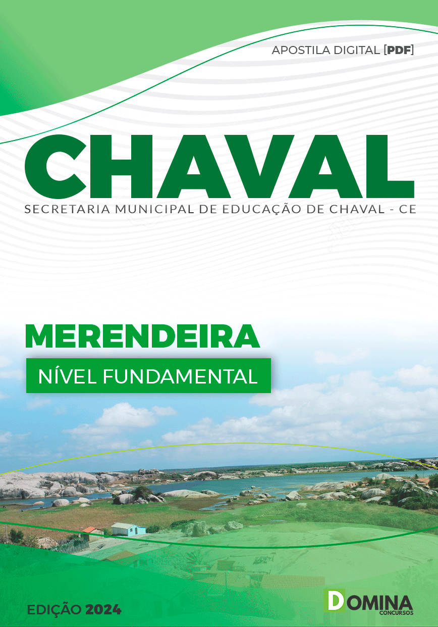 Apostila Concurso Pref Chaval CE 2024 Merendeira