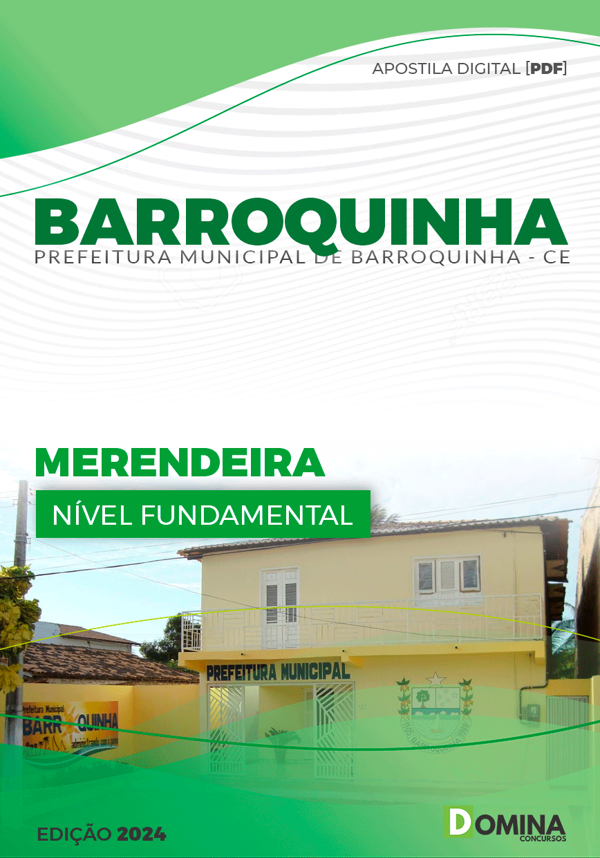 Apostila Pref Barroquinha CE 2024 Merendeira