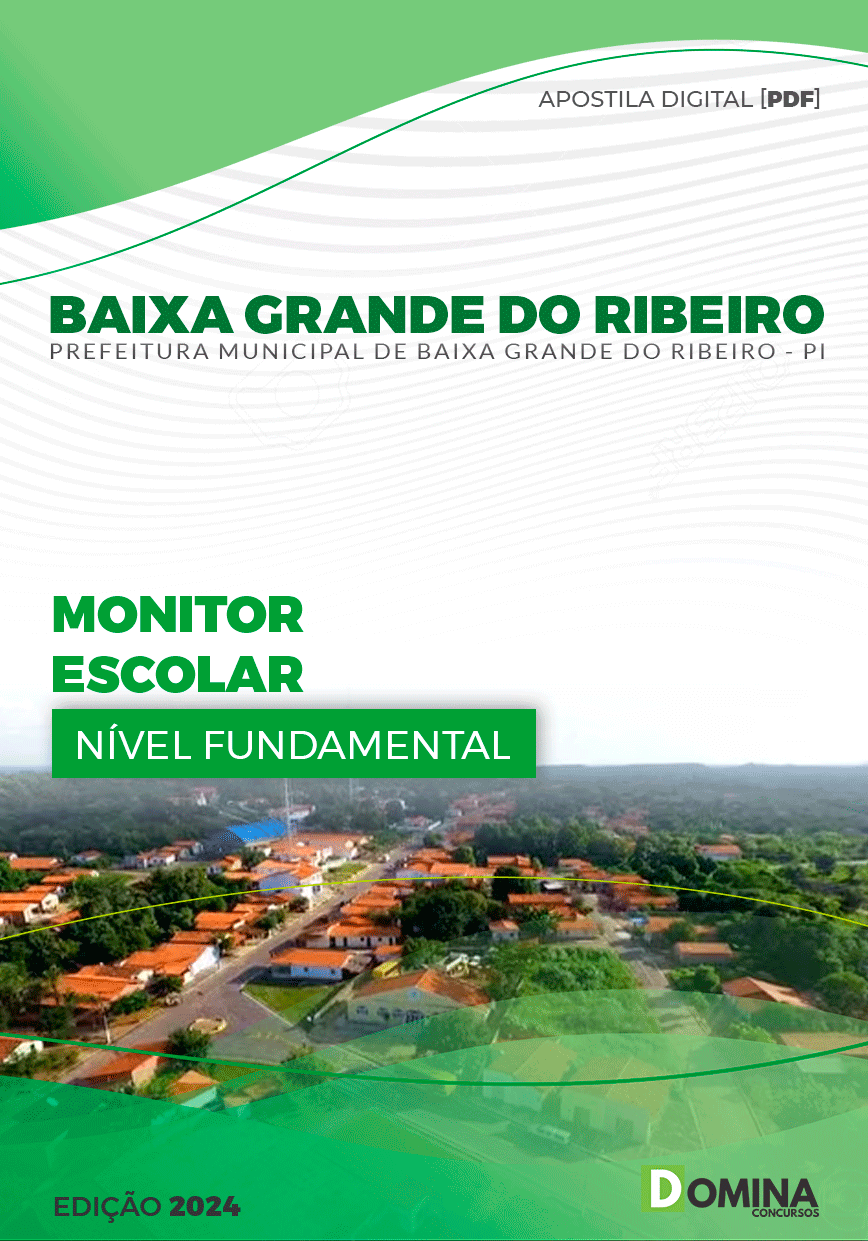 Pref Baixa Grande do Ribeiro PI 2024 Monitor Escolar