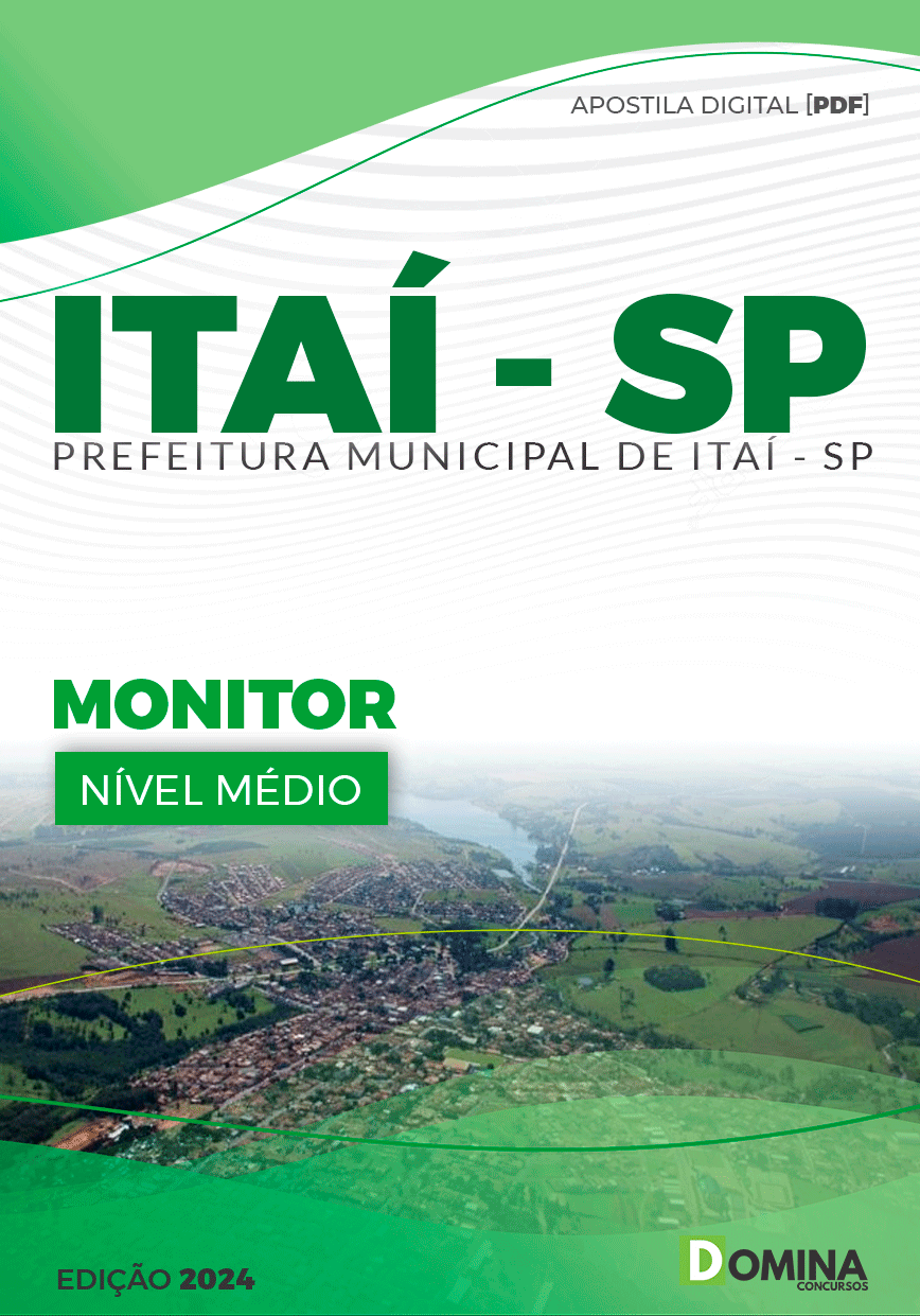 Apostila Pref Itaí SP 2024 Monitor