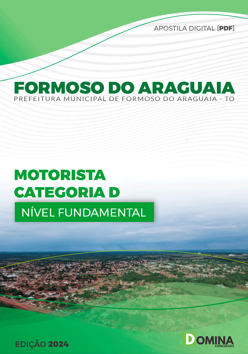 Pref Formoso do Araguaia TO 2024 Motorista Categoria D