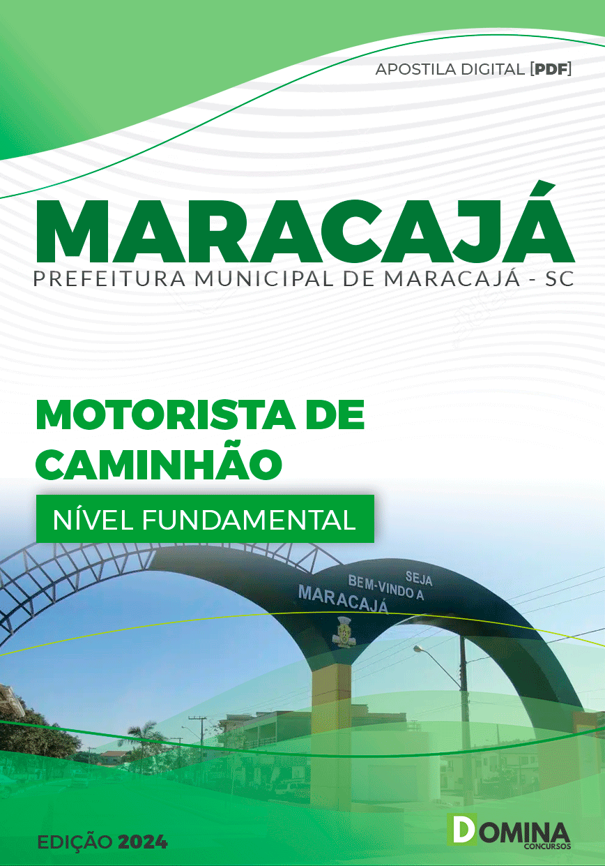Apostila Concurso Pref Maracajá SC 2024 Motorista Caminhão