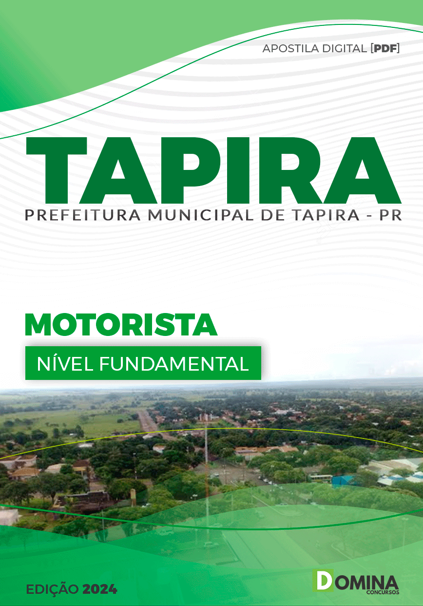 Apostila Concurso Pref Tapira PR 2024 Motorista