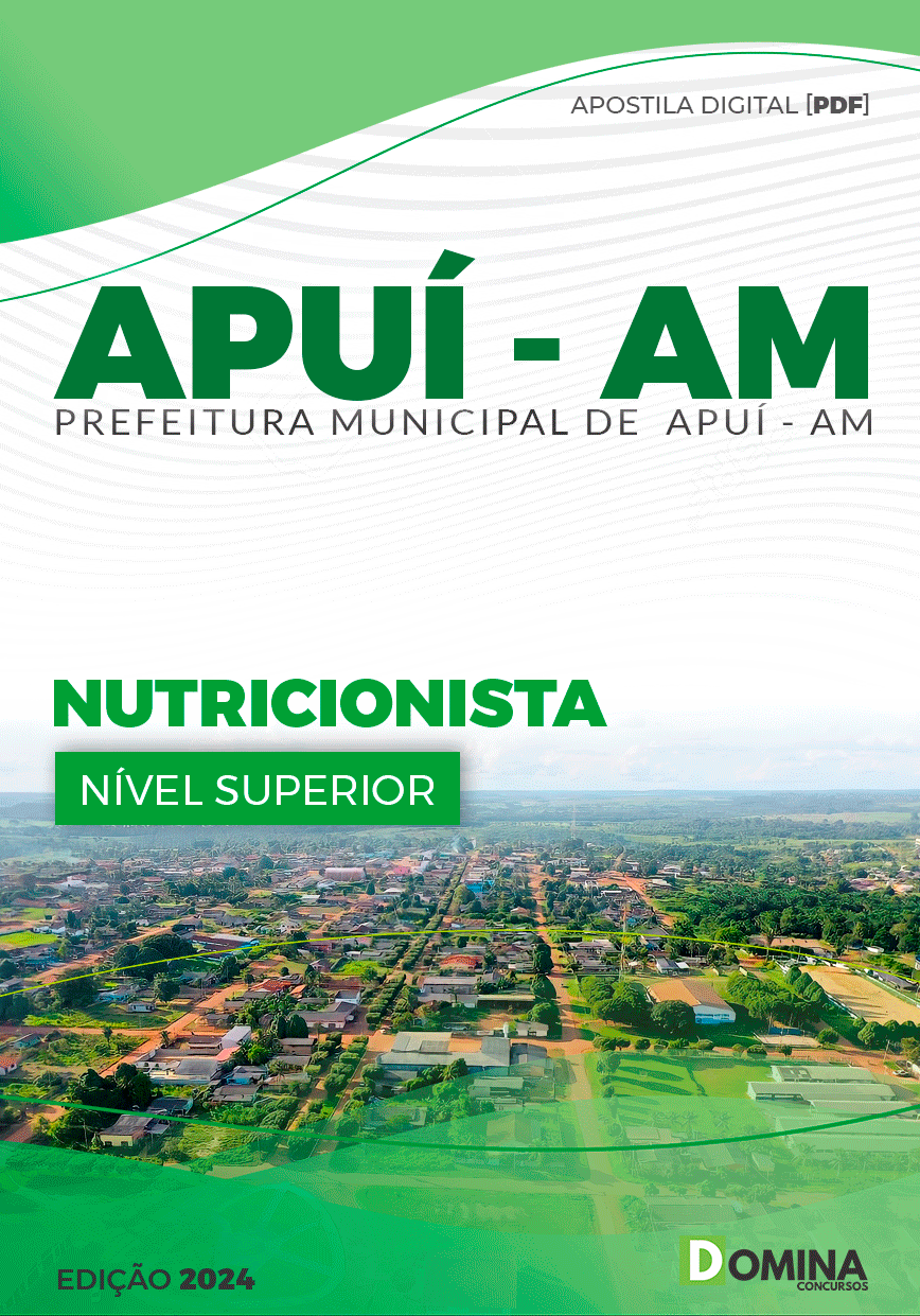 Apostila Concurso Pref Apuí AM 2024 Nutricionista