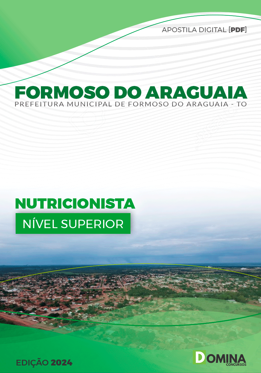 Apostila Pref Formoso do Araguaia TO 2024 Nutricionista