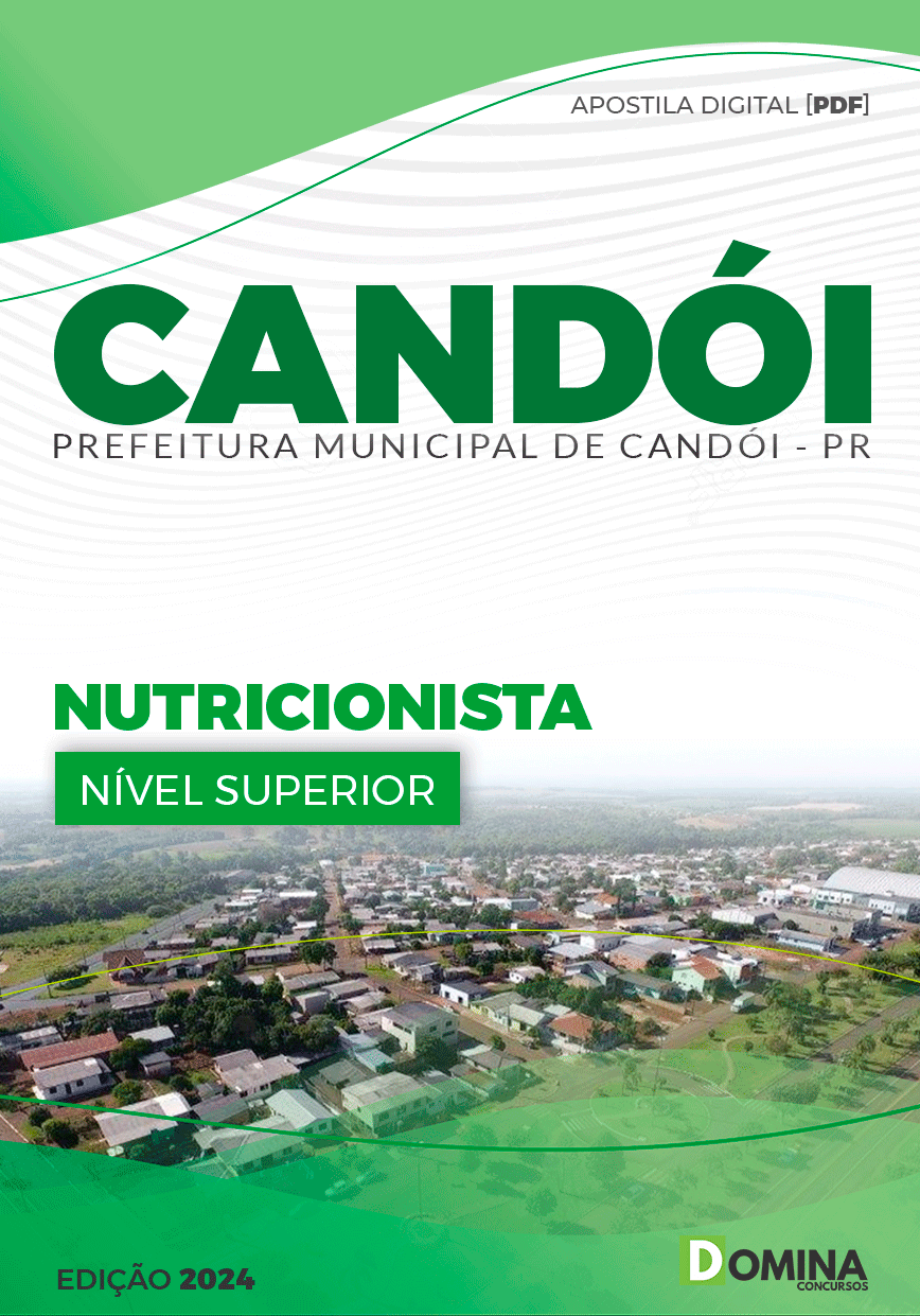 Apostila Concurso Pref Candói PR 2024 Nutricionista