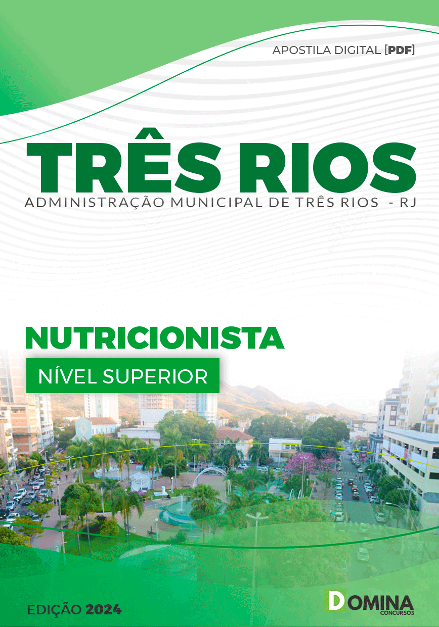 Apostila Pref Três Rios RJ 2024 Nutricionista
