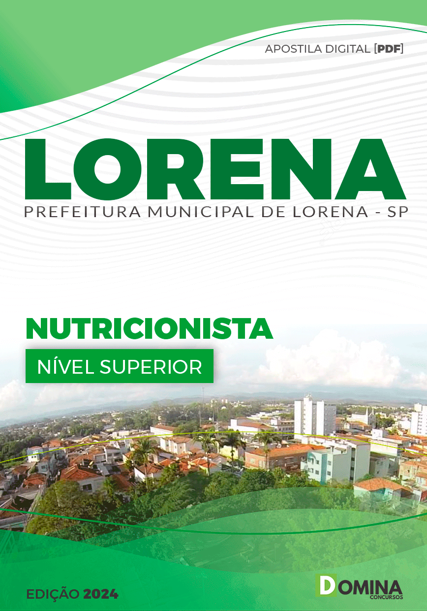Apostila Pref Lorena SP 2024 Nutricionista