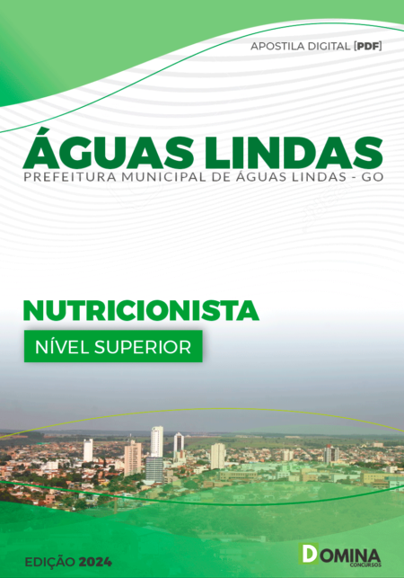 Apostila Pref Águas Lindas GO 2024 Nutricionista