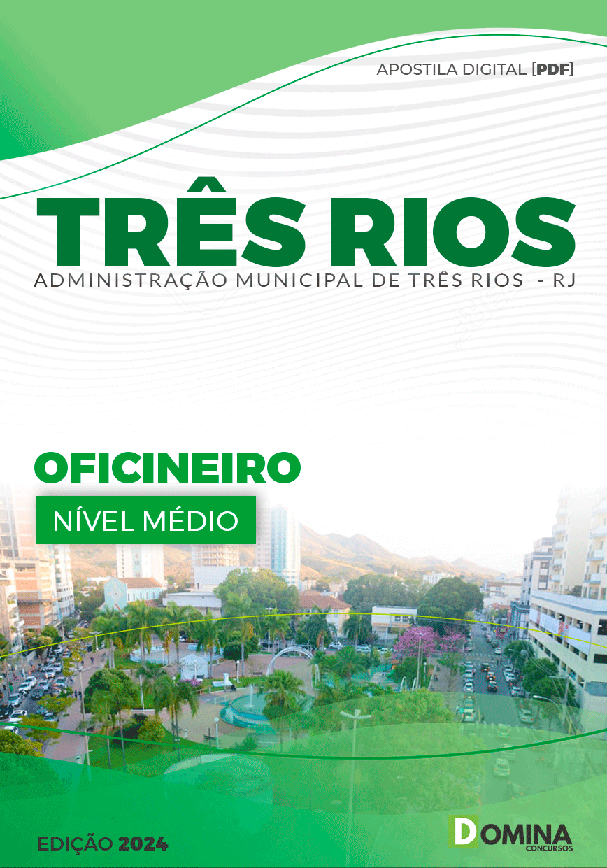 Apostila Pref Três Rios RJ 2024 Oficineiro