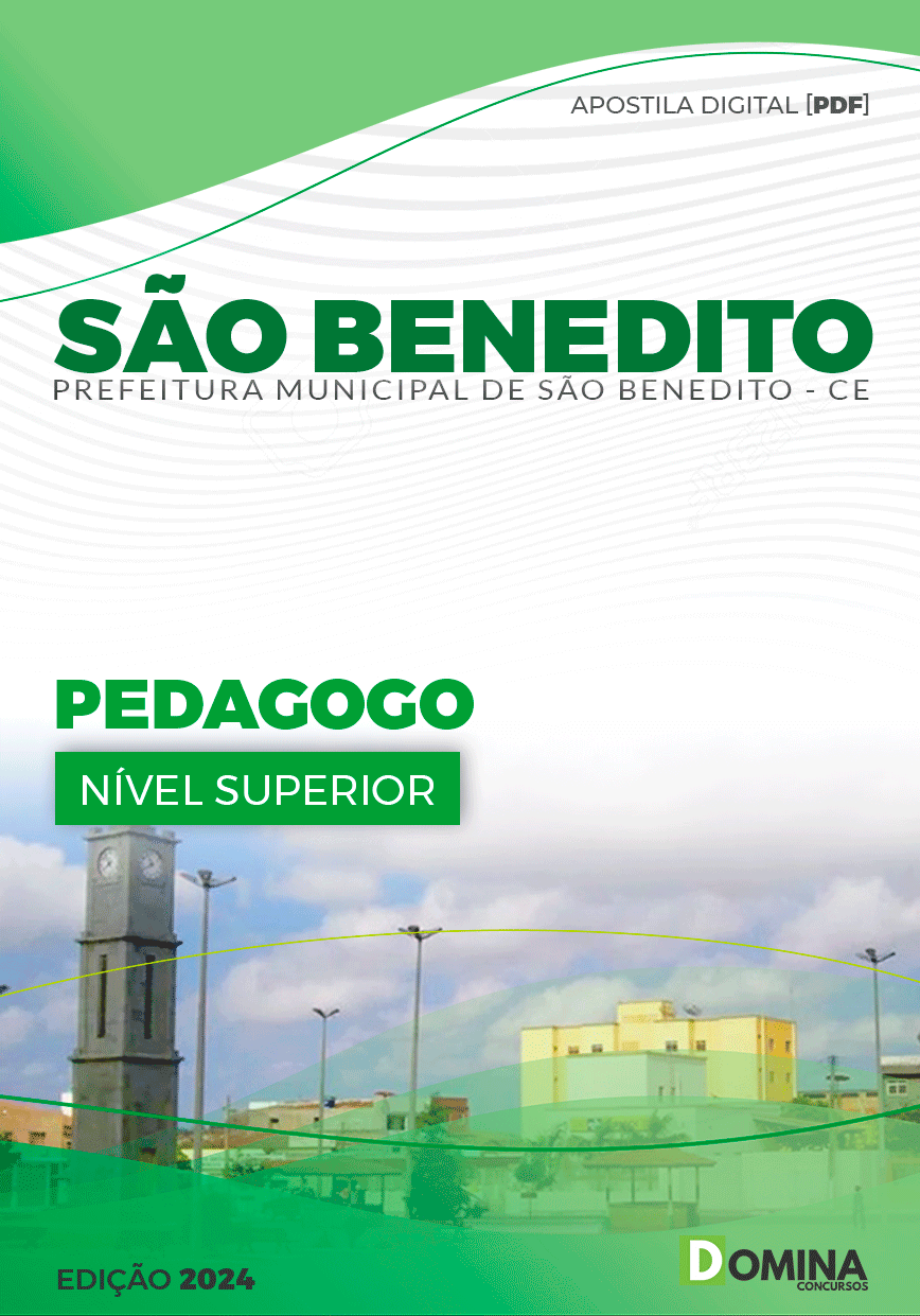 Apostila Pref São Benedito CE 2024 Pedagogo