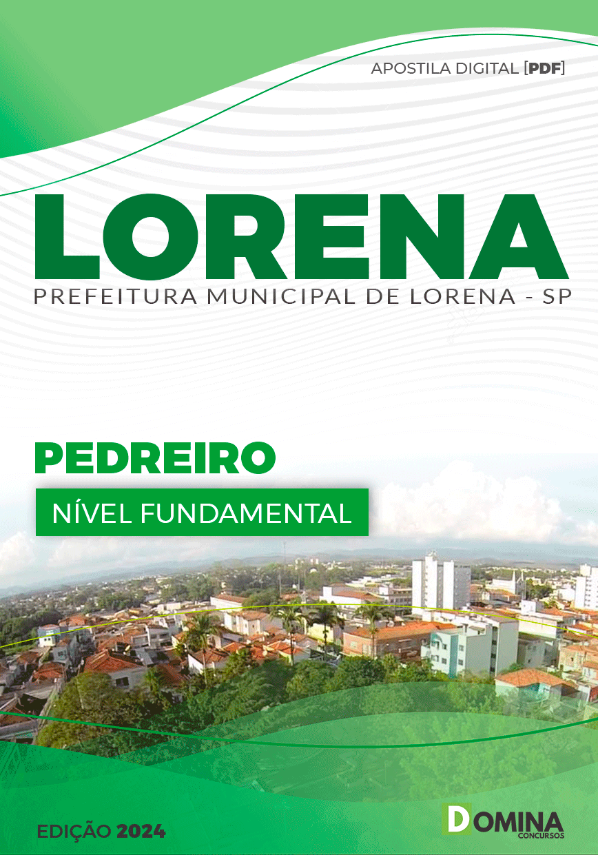 Apostila Pref Lorena SP 2024 Pedreiro