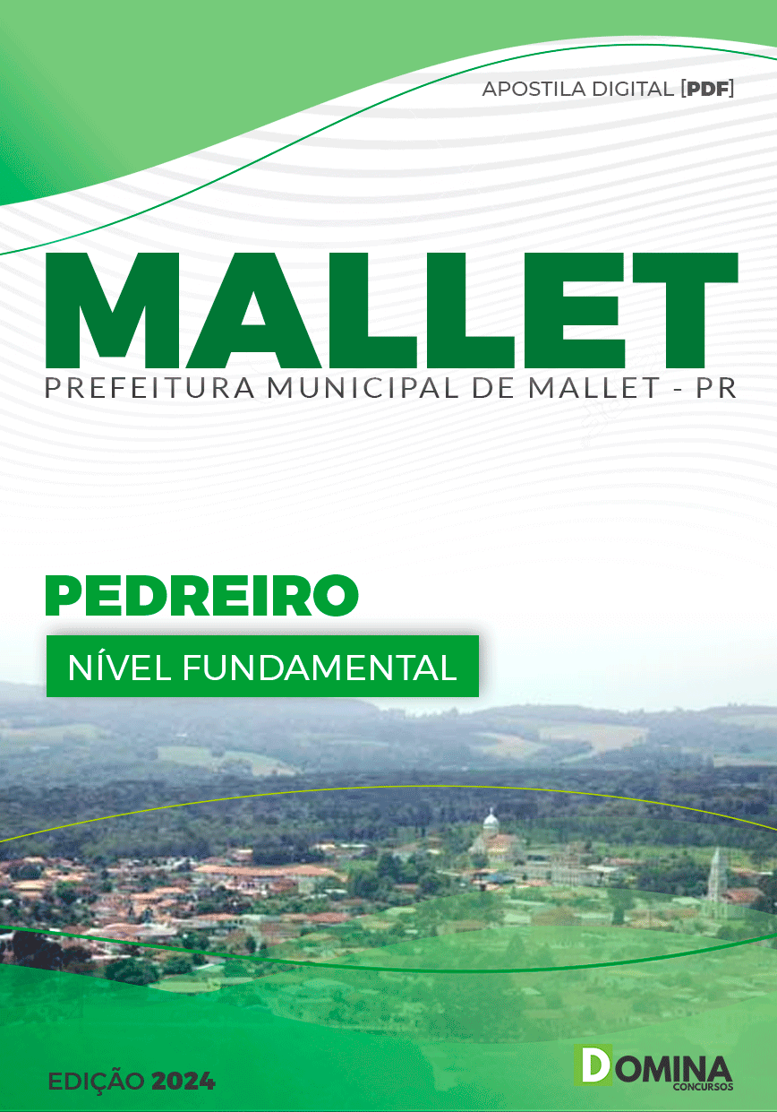 Apostila Pref Mallet PR 2024 Pedreiro