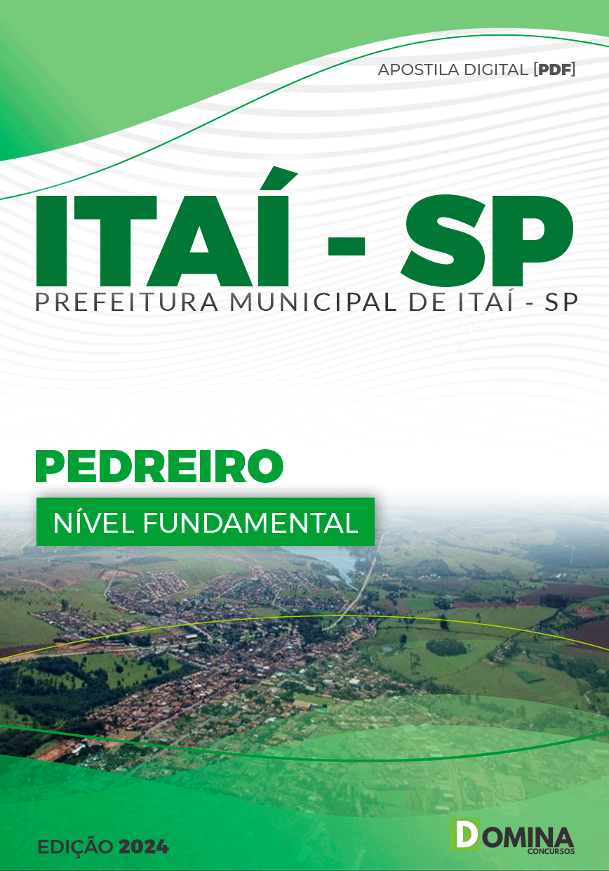 Apostila Pref Itaí SP 2024 Pedreiro