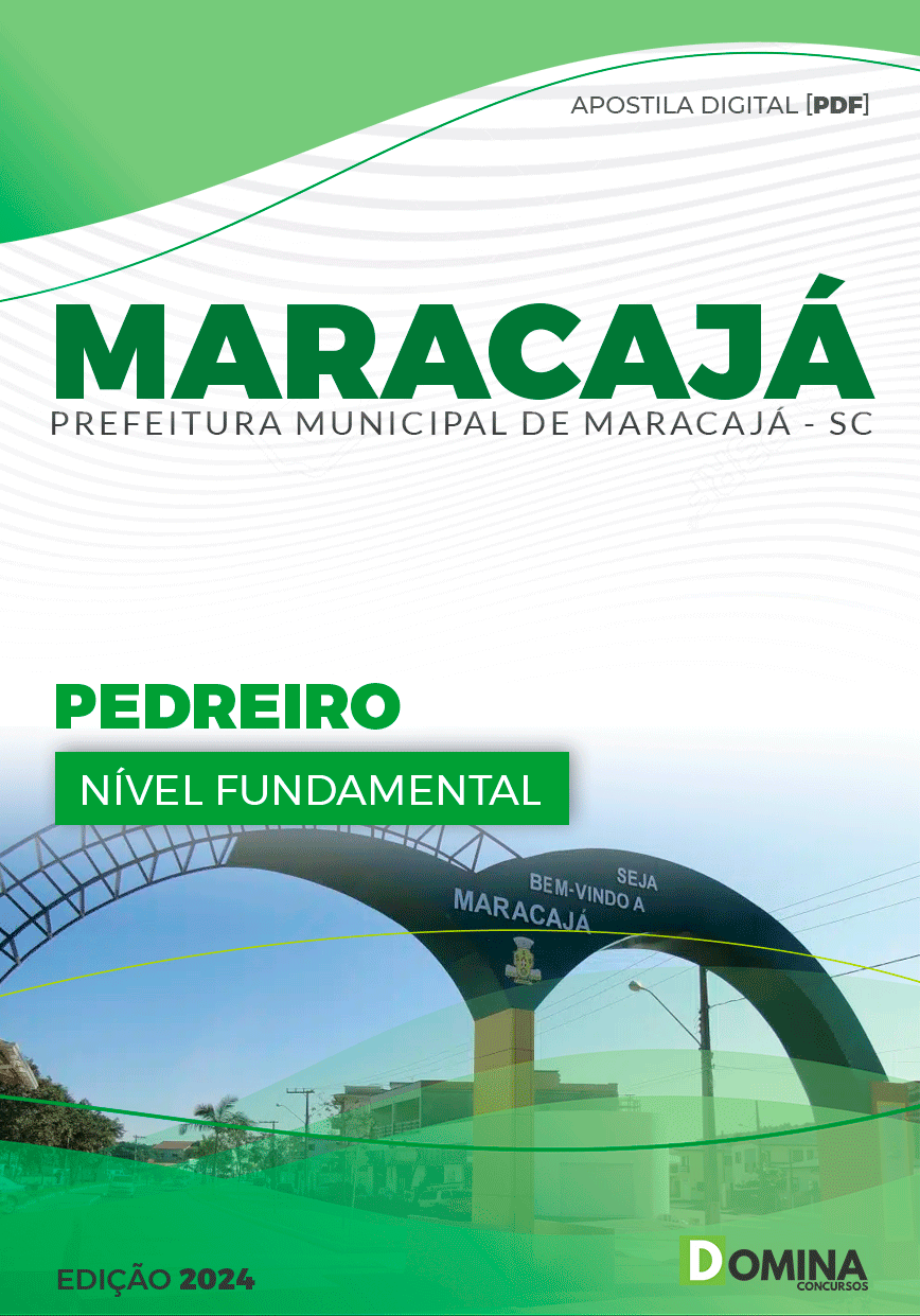 Apostila Concurso Pref Maracajá SC 2024 Pedreiro