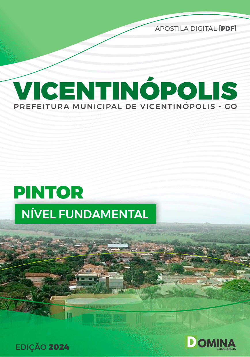 Apostila Pref Vicentinópolis GO 2024 Pintor