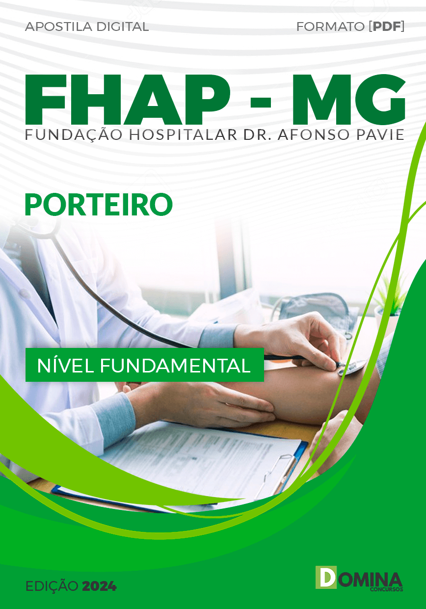 Apostila Concurso FHAP MG 2024 Porteiro