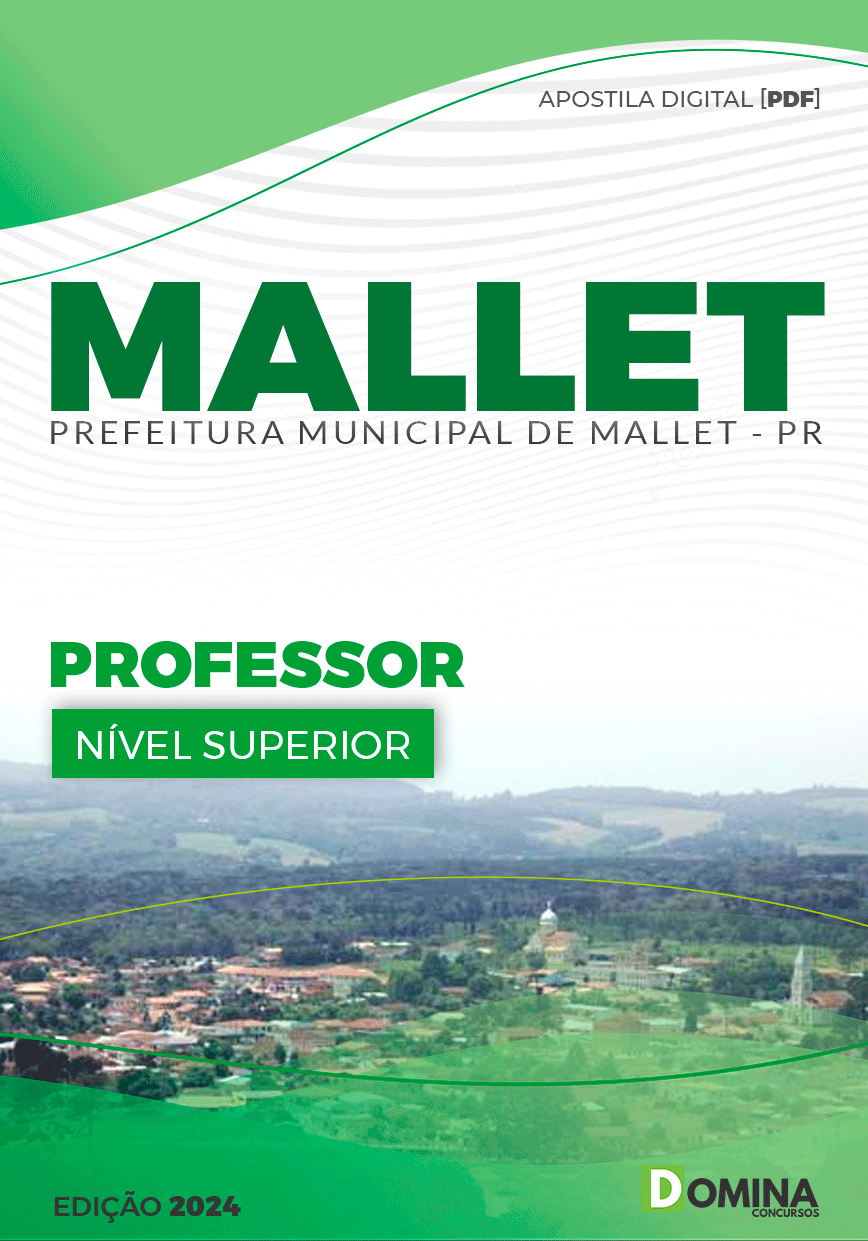 Apostila Pref Mallet PR 2024 Professor