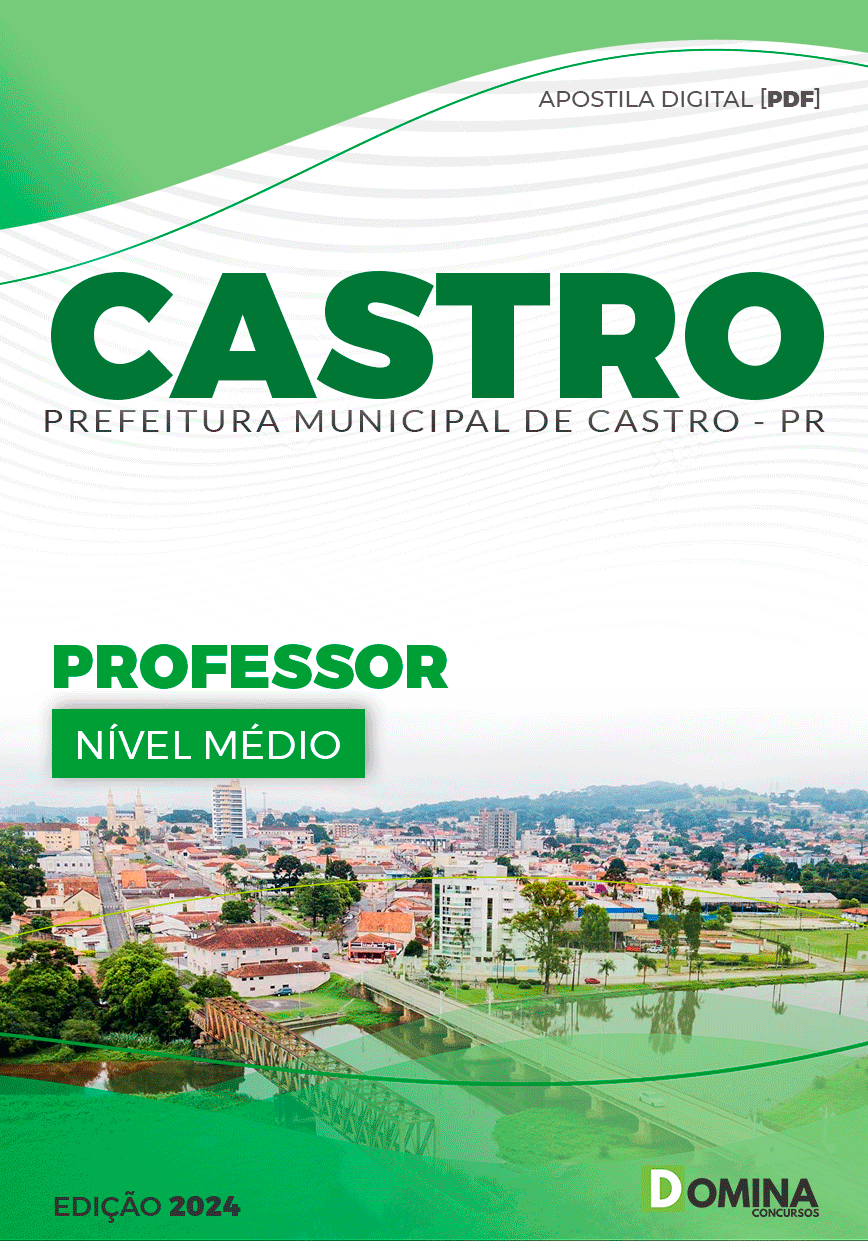 Apostila Pref Castro PR 2024 Professor