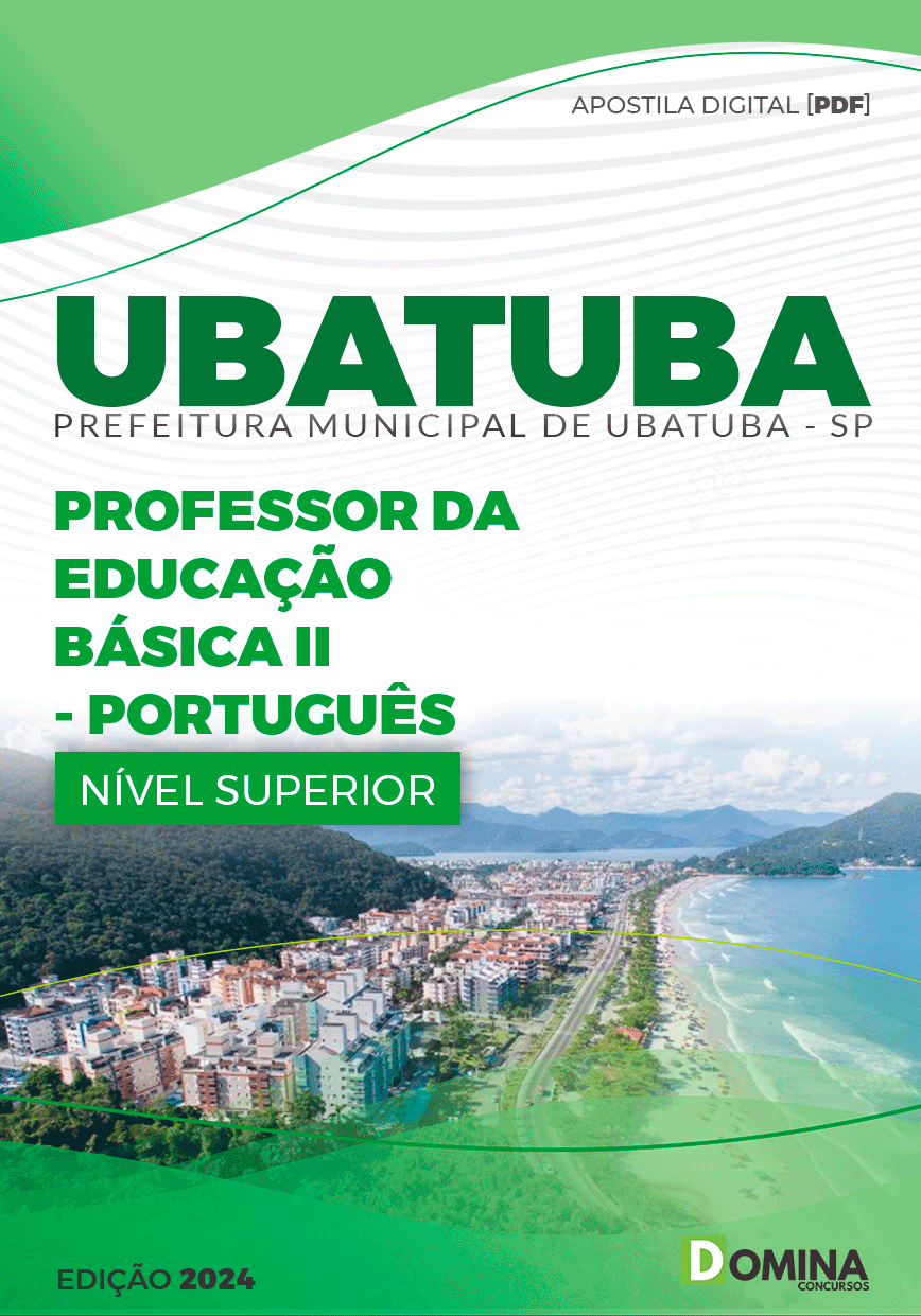 Apostila Pref Ubatuba SP 2024 Professor II Português