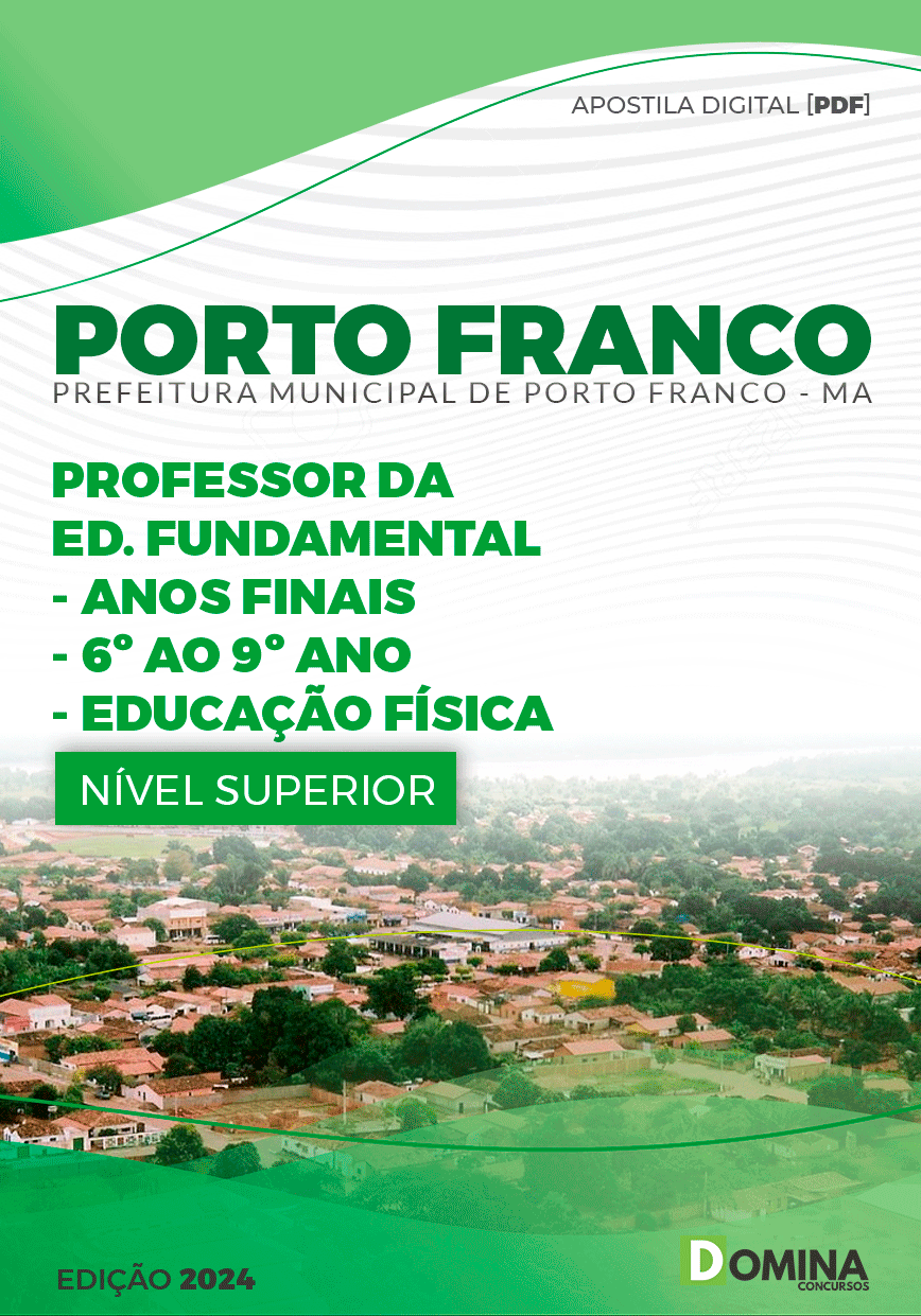 Apostila Pref Porto Franco MA 2024 Professo Educação Física
