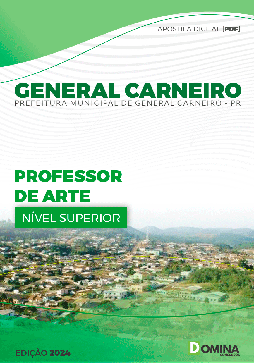 Apostila Pref General Carneiro PR 2024 Professor Artes