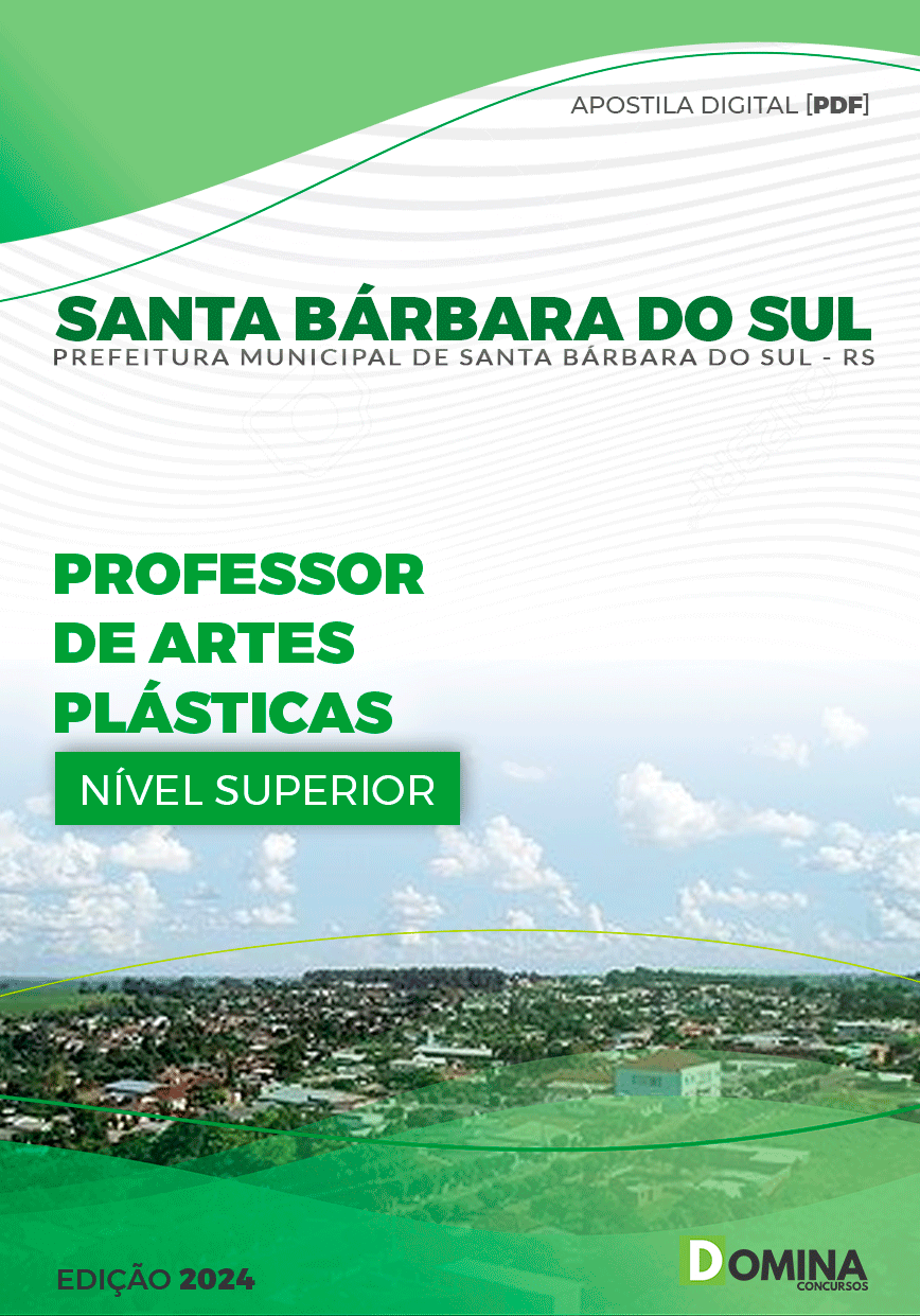 Pref Santa Bárbara do Sul RS 2024 Professor de Artes Plásticas