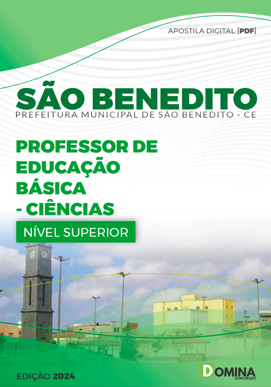 Apostila Pref São Benedito CE 2024 Professor de Ciências