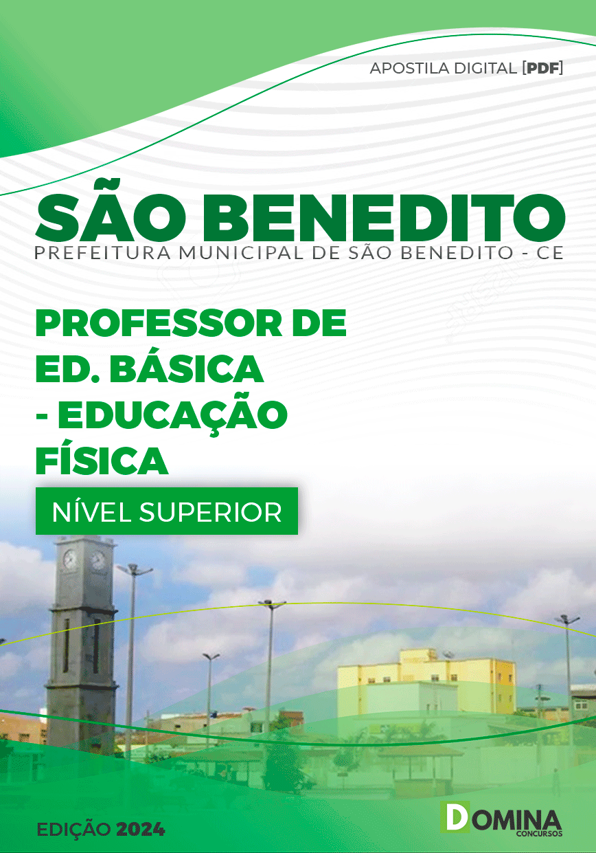 Apostila Pref São Benedito CE 2024 Professor de Educação Física