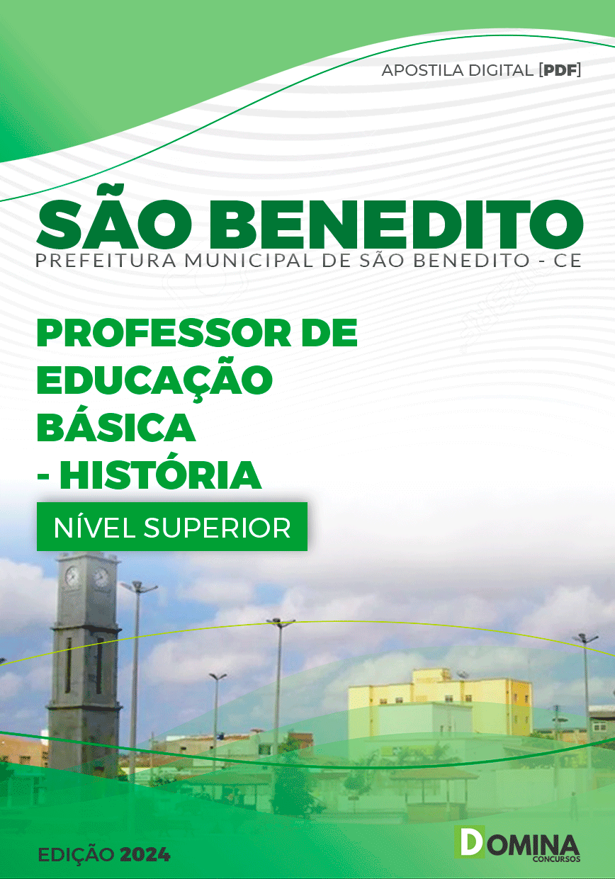 Apostila Pref São Benedito CE 2024 Professor de História