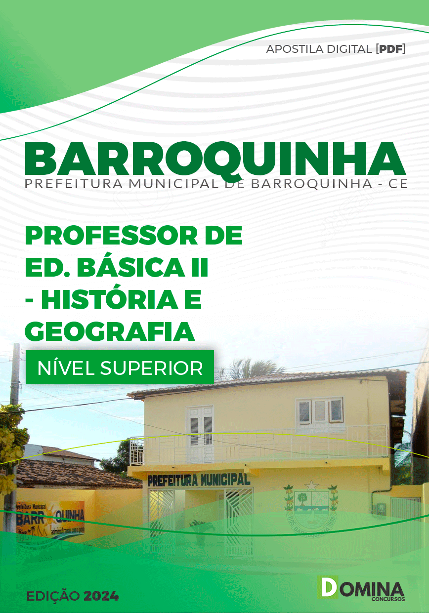 Pref Barroquinha CE 2024 Professor de História e Geografia