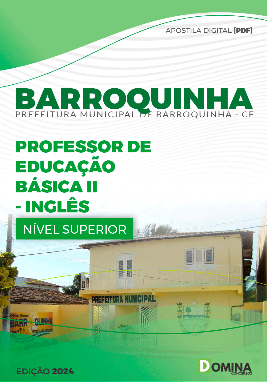 Apostila Pref Barroquinha CE 2024 Professor de Inglês