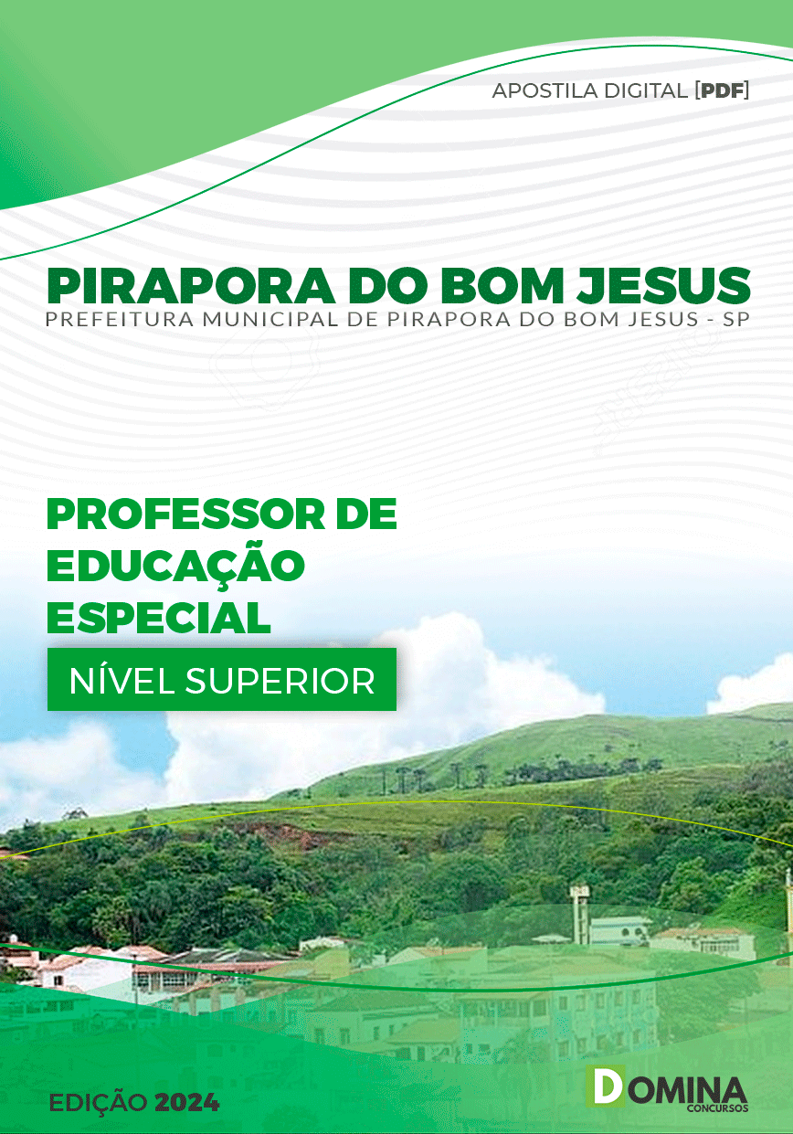 Apostila Pref Pirapora do Bom Jesus SP 2024 Professor II Ed Especial