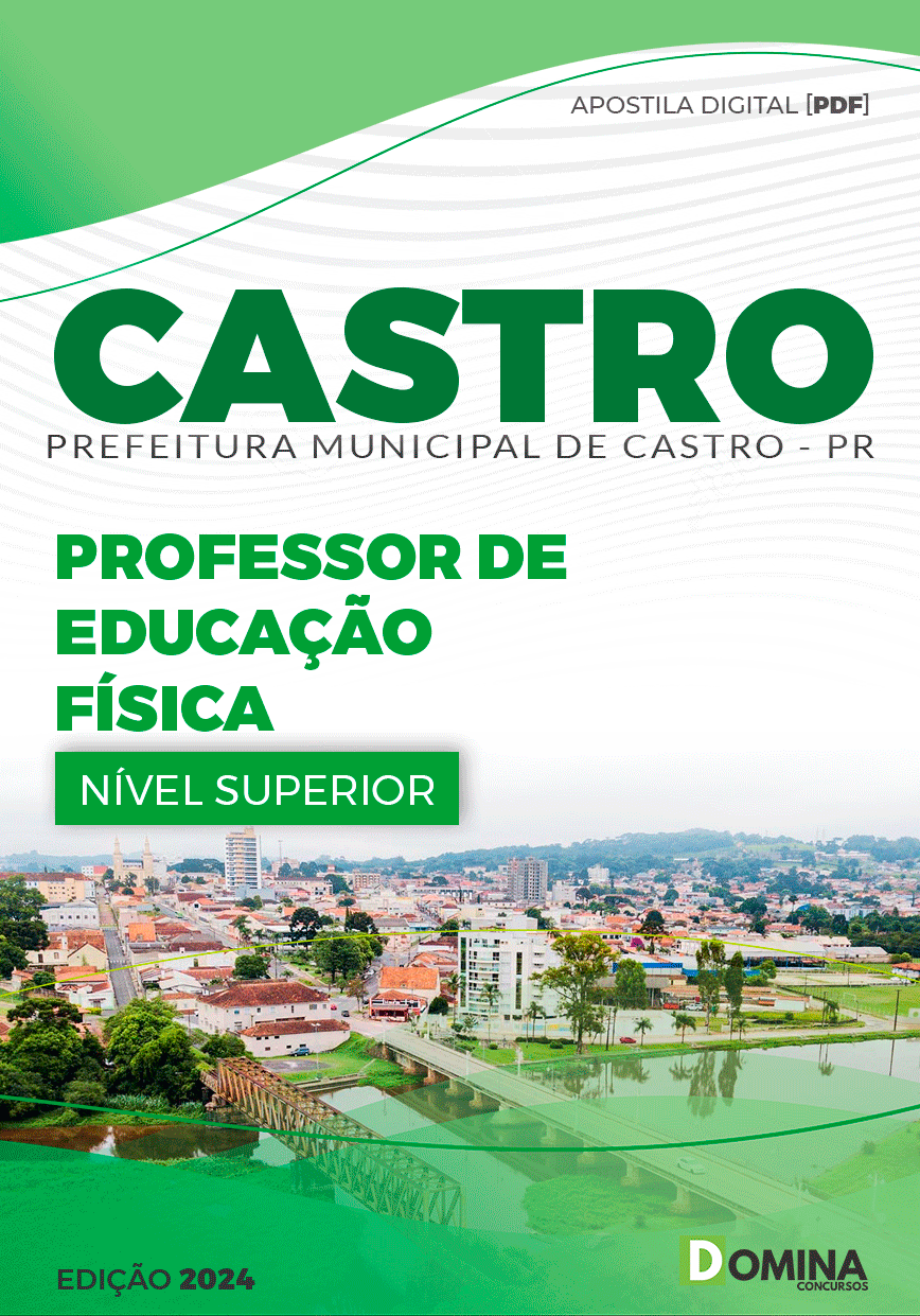 Apostila Pref Castro PR 2024 Professor de Educação Física