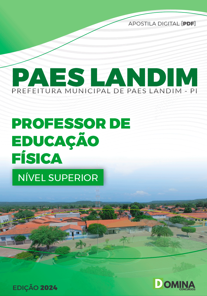 Apostila Pref Paes Landim PI 2024 Professor Educação Física