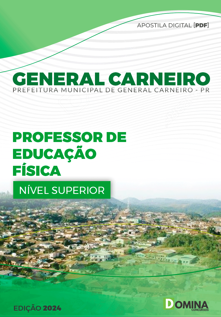 Apostila Pref General Carneiro PR 2024 Professor Educação Física