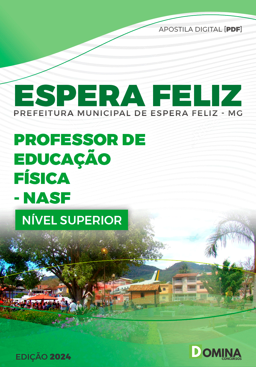 Pref Espera Feliz MG 2024 Professor de Educação Física NASF