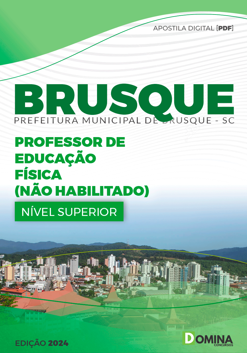 Apostila Pref Brusque SC 2024 Professor Educação Física