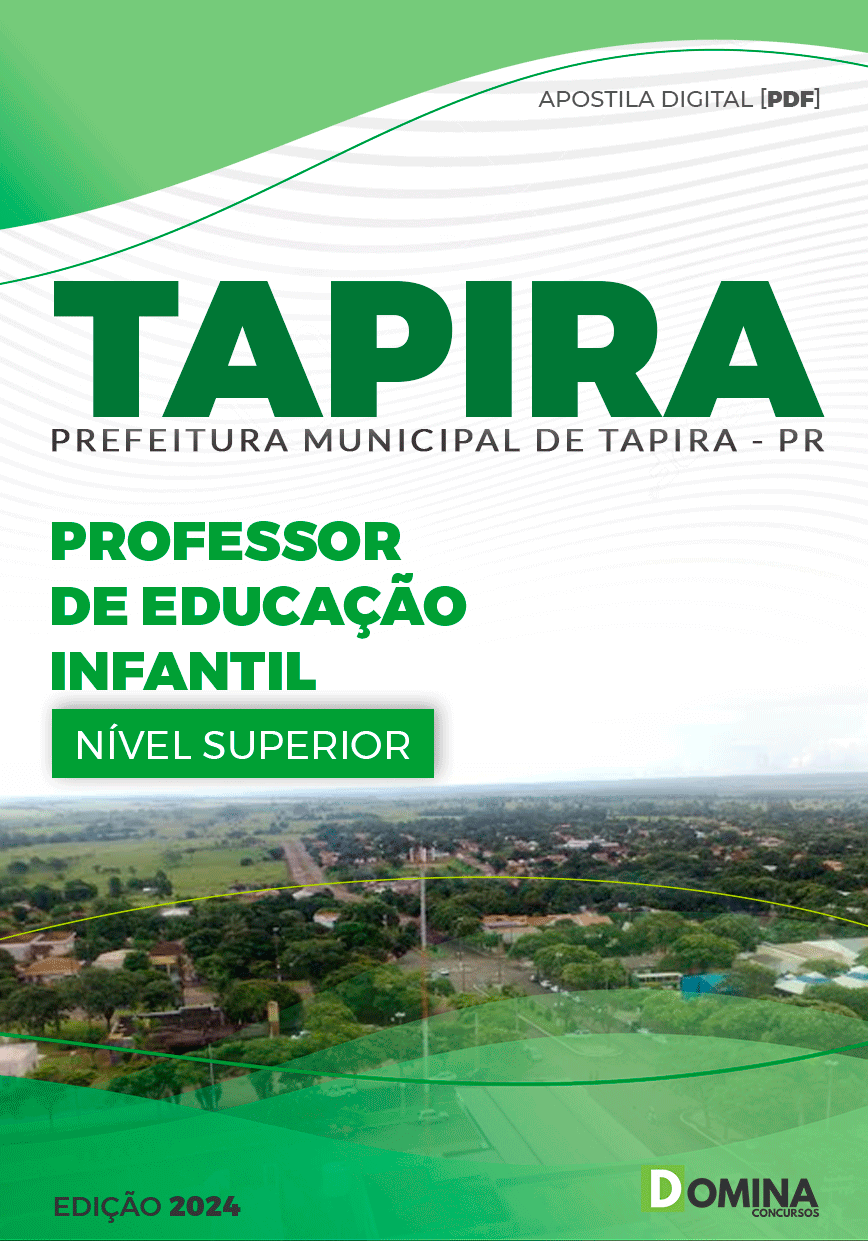 Apostila Concurso Pref Tapira PR 2024 Professor Educação Infantil