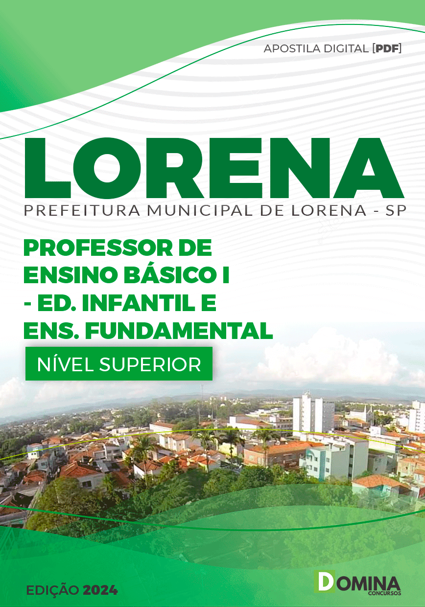 Apostila Pref Lorena SP 2024 Professor de Educação Infantil
